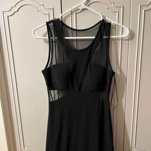 Women’s mini black dress